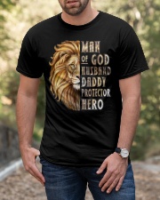 Lion Man of God Husband Daddy Protector Hero Classic T-Shirt apparel-classic-tshirt-lifestyle-front-53