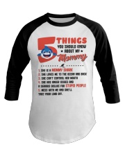 5 Things You Should Know About My Mommy Baseball Tee tile