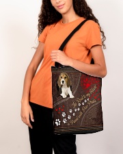 Beagle-dog-the-road-to-my-heart All-over Tote aos-all-over-tote-lifestyle-front-07