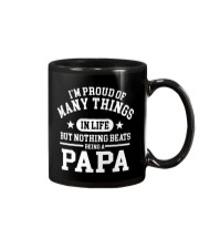 Nothing Beats Being A Papa Mug tile