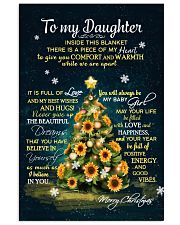 Inside Blanket Is Piece Of My Heart - To Daughter Vertical Poster tile