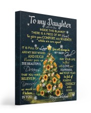 Inside Blanket Is Piece Of My Heart - To Daughter Gallery Wrapped Canvas Prints tile