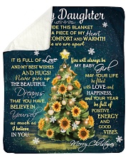 Inside Blanket Is Piece Of My Heart - To Daughter Sherpa Fleece Blanket tile