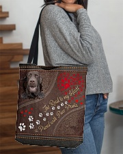 The Road To My Heart Paw Labrador Retriever All-over Tote aos-all-over-tote-lifestyle-front-09