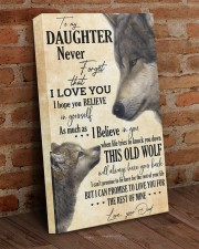To My Daughter Love You For The Rest Of Mine 16x24 Gallery Wrapped Canvas Prints aos-canvas-pgw-16x24-lifestyle-front-03