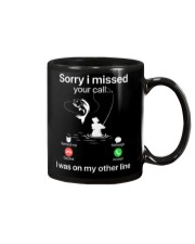 Sorry I Missed Your Call Fishing Mug tile