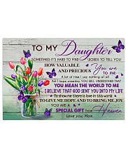 U Are Special Gift From Heaven Mom To Daughter Horizontal Poster tile