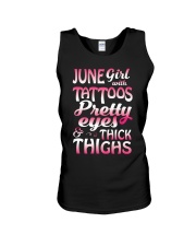 Tattoo thick thighs June Unisex Tank tile