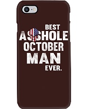 Best asshole October man Phone Case tile
