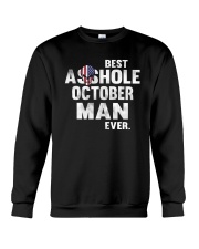 Best asshole October man Crewneck Sweatshirt tile