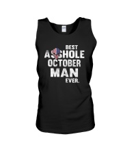 Best asshole October man Unisex Tank tile