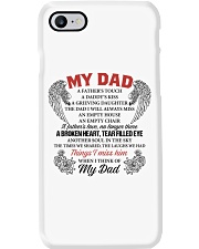 My Dad A Broken Heart Tear Filled Eye Phone Case tile