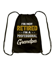 I'm Not Retired I'm A Professional Grandpa Drawstring Bag tile
