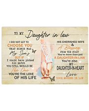 To Daughter-In-Law I Did Not Get To Choose U Honor Horizontal Poster tile