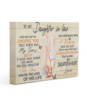 To Daughter-In-Law I Did Not Get To Choose U Honor 14x11 Gallery Wrapped Canvas Prints front