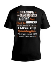 GP GD A Bond That Can't Be Broken - For Grandpa V-Neck T-Shirt tile