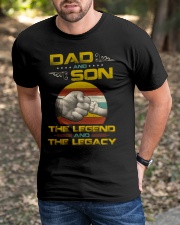 Dad Son The Legend And The Legacy - For Dad Classic T-Shirt apparel-classic-tshirt-lifestyle-front-52