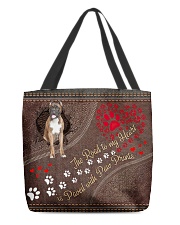 Presa-Canario-dog-the-road-to-my-heart All-over Tote back
