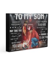 Wherever Your Journey In Life Basketball DadTo Son Gallery Wrapped Canvas Prints tile