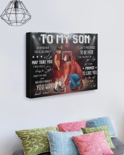 Wherever Your Journey In Life Basketball DadTo Son 20x16 Gallery Wrapped Canvas Prints aos-canvas-pgw-20x16-lifestyle-front-02