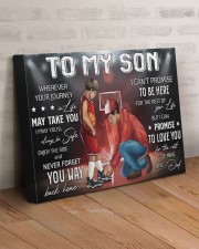 Wherever Your Journey In Life Basketball DadTo Son 20x16 Gallery Wrapped Canvas Prints aos-canvas-pgw-20x16-lifestyle-front-07