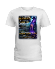 Never 4get How Much I Love U Purple Wolf GM To GS Ladies T-Shirt tile