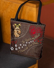 The Road To My Heart Is Paved With Paw Yorkshire All-over Tote aos-all-over-tote-lifestyle-front-02