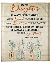 You Are Someone Nobody Can Replace Mom To Daughter Fleece Blanket - 50" x 60" front