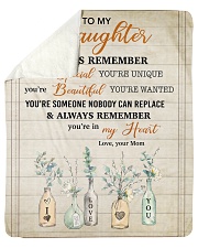 You Are Someone Nobody Can Replace Mom To Daughter Sherpa Fleece Blanket - 50" x 60" thumbnail