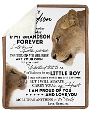 My Little Boy Yesterday - Grandma To Grandson Sherpa Fleece Blanket - 50" x 60" thumbnail