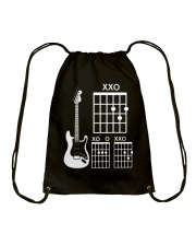 guitar dad xoxo Drawstring Bag tile