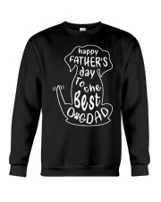 Happy Father's Day To The Best Dog Dad - For Dad Crewneck Sweatshirt tile