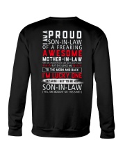 Proud Son-In-Law Of AFreakin Awesome Mother-In-Law Crewneck Sweatshirt thumbnail