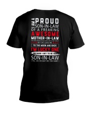 Proud Son-In-Law Of AFreakin Awesome Mother-In-Law V-Neck T-Shirt thumbnail