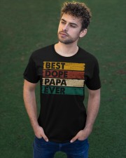Best Dope Papa Ever - For Dad Classic T-Shirt apparel-classic-tshirt-lifestyle-front-43