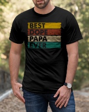 Best Dope Papa Ever - For Dad Classic T-Shirt apparel-classic-tshirt-lifestyle-front-53