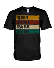 Best Dope Papa Ever - For Dad V-Neck T-Shirt tile