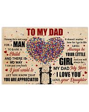 Dad Heart Tree You'll Always Be My Dad My Hero 17x11 Poster front