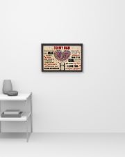 Dad Heart Tree You'll Always Be My Dad My Hero 17x11 Poster poster-landscape-17x11-lifestyle-04