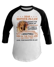 Thanks For Being My Mother-in-law Lion Baseball Tee tile