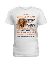 Thanks For Being My Mother-in-law Lion Ladies T-Shirt tile