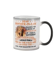 Thanks For Being My Mother-in-law Lion Color Changing Mug tile