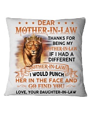 Thanks For Being My Mother-in-law Lion Square Pillowcase tile