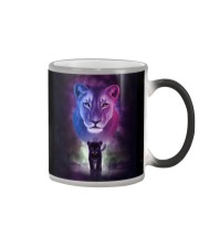Lion Art Mom To Son or Mom to daughter Color Changing Mug tile
