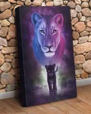 Lion Art Mom To Son or Mom to daughter 16x24 Gallery Wrapped Canvas Prints aos-canvas-pgw-16x24-lifestyle-front-12