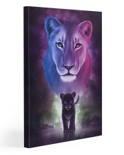 Lion Art Mom To Son or Mom to daughter Gallery Wrapped Canvas Prints tile