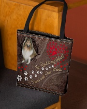 Shetland-Sheepdog-dog-the-road-to-my-heart All-over Tote aos-all-over-tote-lifestyle-front-02