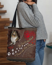 Shetland-Sheepdog-dog-the-road-to-my-heart All-over Tote aos-all-over-tote-lifestyle-front-09