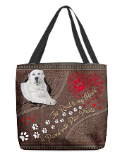 Central-Asian-Shepherd-dog-the-road-to-my-heart All-over Tote back
