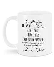 Personalized Turn Out I Like You A Lot More Mug back
